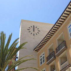 Huntington Beach Bella Terra appartments clock, Huntington Beach CA