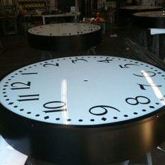 Drum clock getting ready to ship